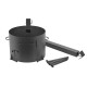 Stove with a diameter of 360 mm with a pipe for a cauldron of 12 liters в Симферополе