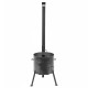 Stove with a diameter of 440 mm with a pipe for a cauldron of 18-22 liters в Симферополе