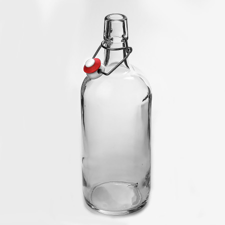 Бутылка бесцветная бугельная 1 литр в Симферополе