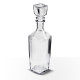 Бутылка (штоф) "Элегант" стеклянная 0,5 литра с пробкой  в Симферополе