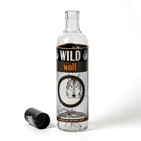 Бутылка сувенирная "Волк" 0,5 литра в Симферополе